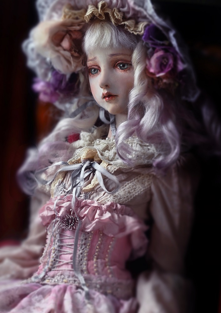 2021.04 Mari Shimizu doll exhibition 『 PURPLE MOON 』 | gallery  hydrangea（ギャラリー ハイドランジア）