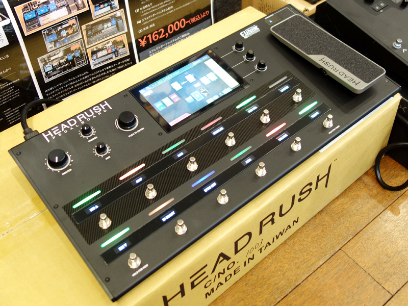 日本売上★HEADRUSH PEDALBOARD ギターアンプシミュレーター/マルチエフェクター ★新品送料込 マルチエフェクター