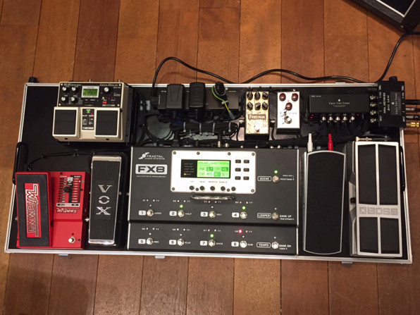 Fractal Audio Fx8を使用したシステムボードを製作しました Rig Key Shinsaibashi