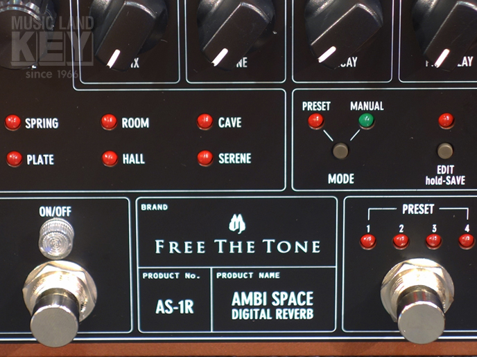 Free The Tone AS-1R/AMBI SPACE DIGITAL REVERB | Rig KEY SHINSAIBASHI