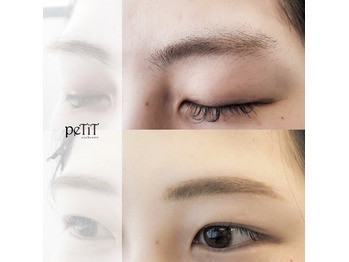 眉尻が浮いて生えている方必見 メイク術 Petit Eyebeauty