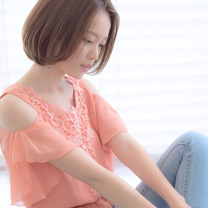 前上がりのナチュラルストレートボブ ゼロアルカリストレートとブリーチなしのグレージュが得意な美容師さんのブログ 前上がりのナチュラルストレートボブ ゼロアルカリストレートとブリーチなしのグレージュが得意な美容師さんのブログ