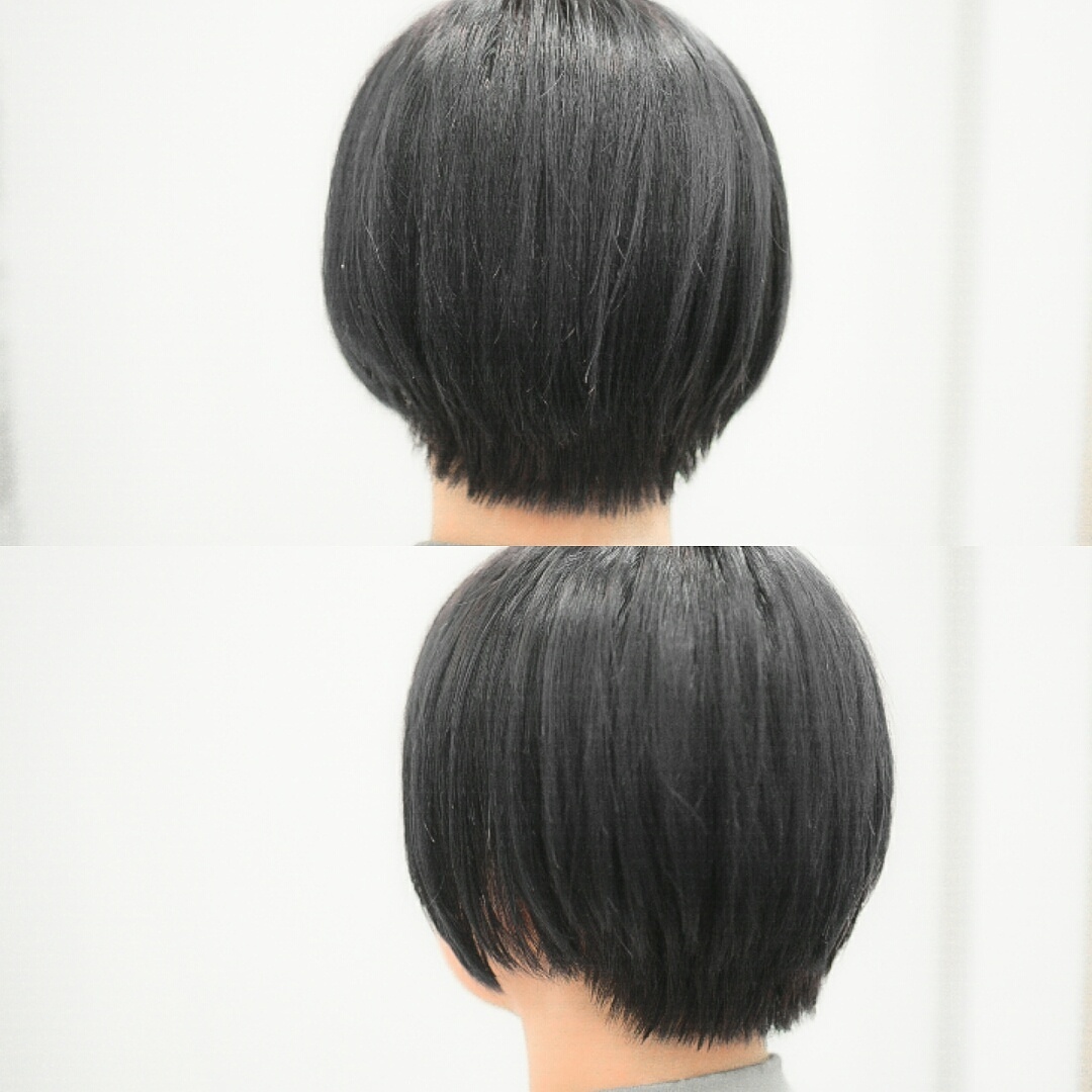 ショートボブをもっとお洒落に ダークグレージュ ゼロアルカリストレートとブリーチなしのグレージュが得意な美容師さんのブログ