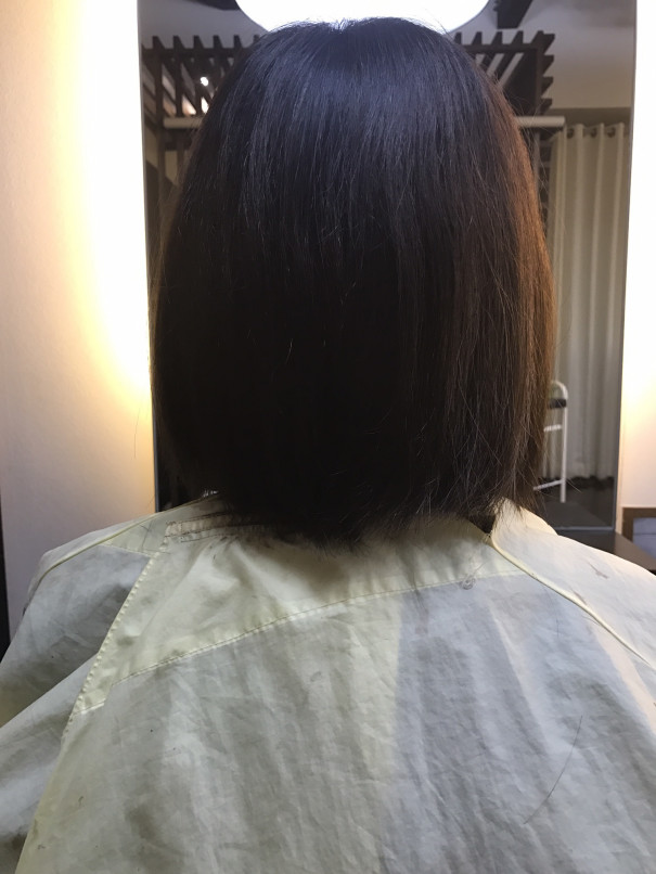 嫁の髪をバッサリ切ってみた Nakayu Tottori Beautician 嫁の髪をバッサリ切ってみた Nakayu Tottori Beautician