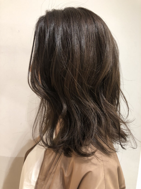 お客様ヘアカラー モノトーンアッシュ Air Osaka