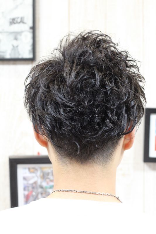 2ブロックパーマスタイル Barber Art Nao バーバーアートナオ