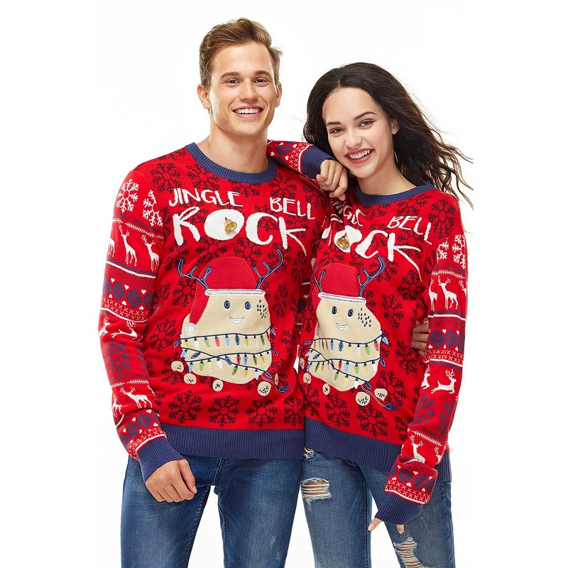 Couples ugly shop xmas sweaters