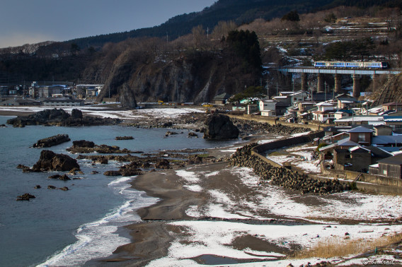 五能線 あきた白神 岩館1 鳥鉄の撮影地ガイド