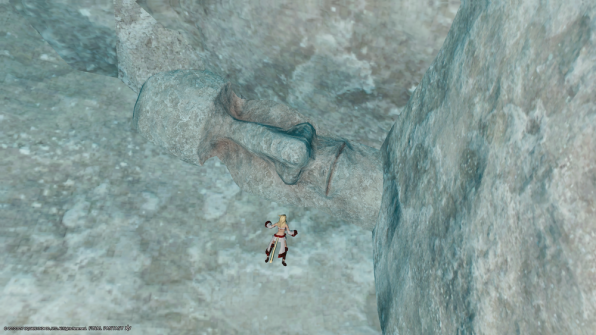 海底 湖底のモアイ像 せれにゃんのエオルゼアライフ