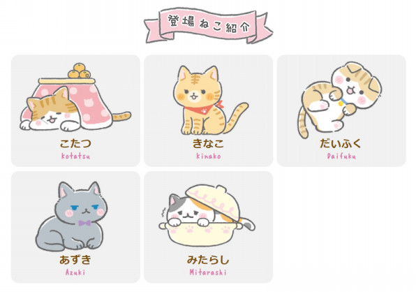 ねこずかん 発 ネコ助けになる猫のキャラクター ねこたつ ができました Zukan Mania