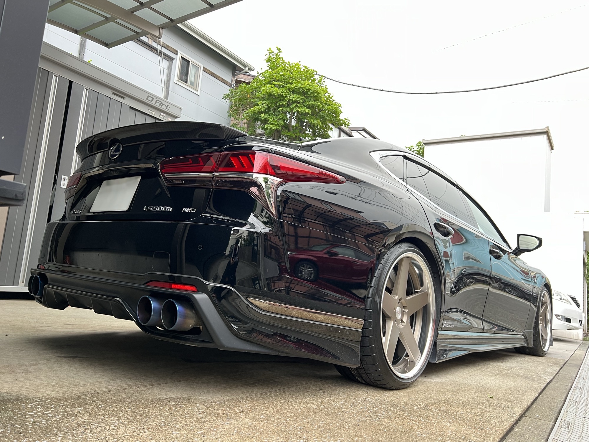 LS500h×ハイパーフォージドC5.2 22インチ | D'Art