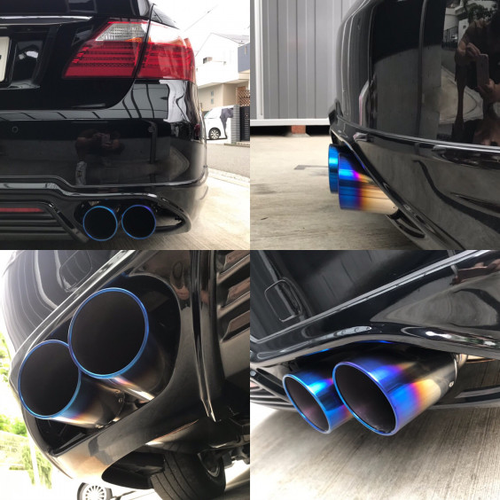 レクサスLS460 ワンオフチタンテール4本出し！！ | D