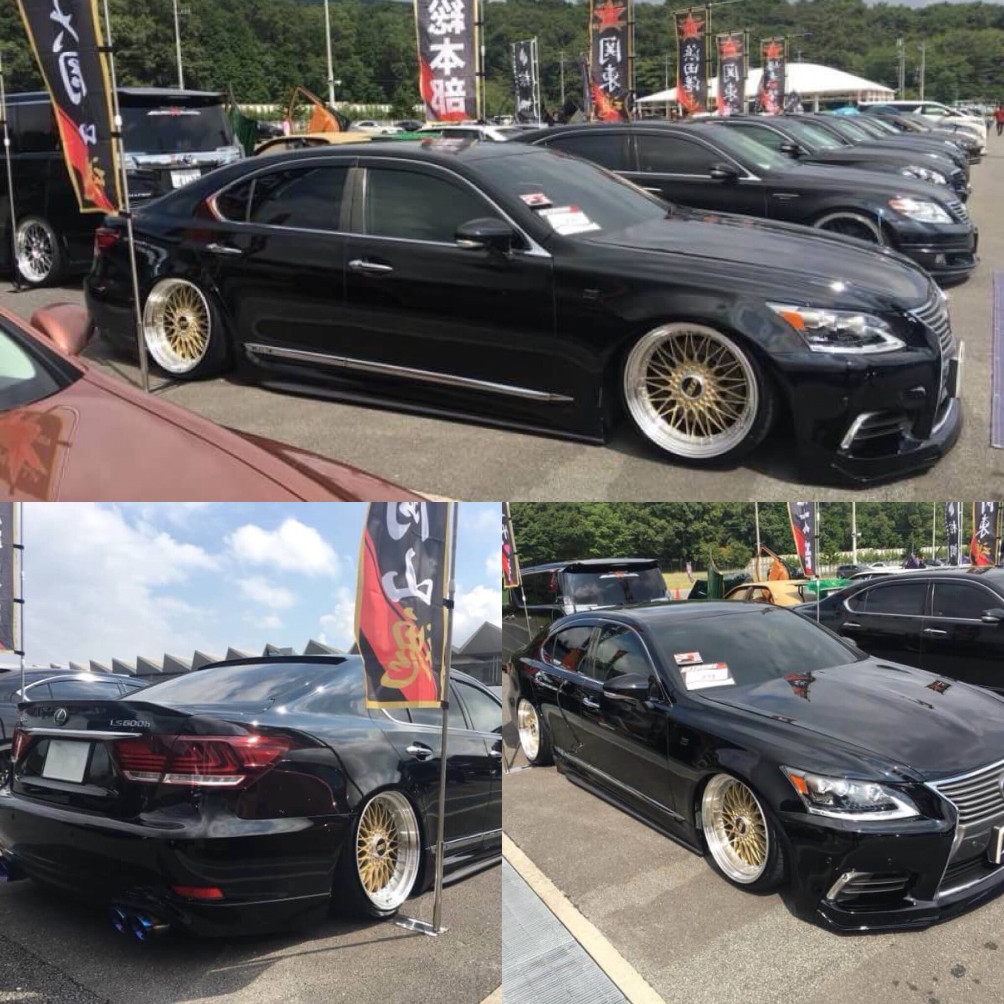 Lサイズ　岡山理大附属　カスタム MJK CUSTOMS #40 LS460/600h 前期 WIDE BODY BASE KIT | MJK