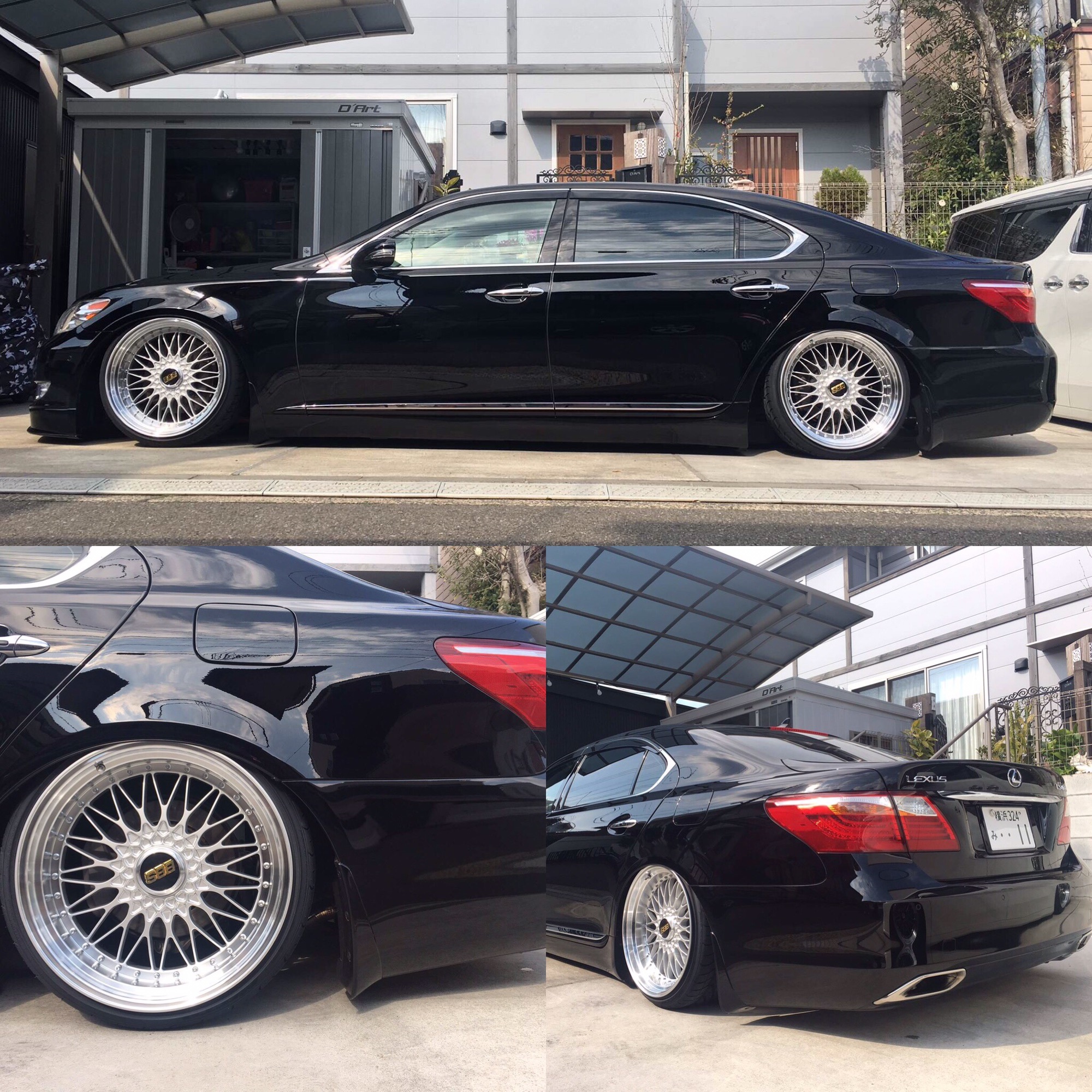LS460Lに特注BBSスーパーRS装着♡ | D'Art