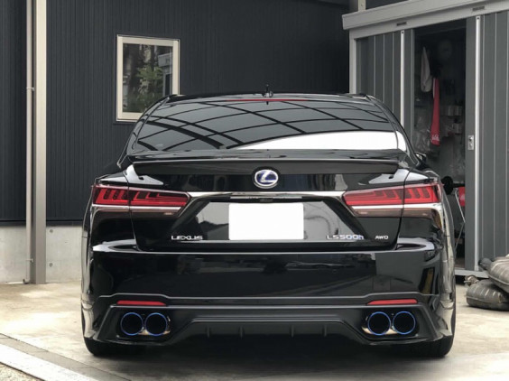 LS500hワンオフチタンテールマフラー | D
