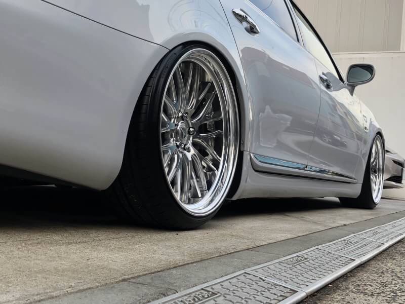 ワーク グノーシスGH2-SR 21インチ LS460使用 レクサス LS460 WORK グノーシス 21インチ 取り付け 大阪 北部