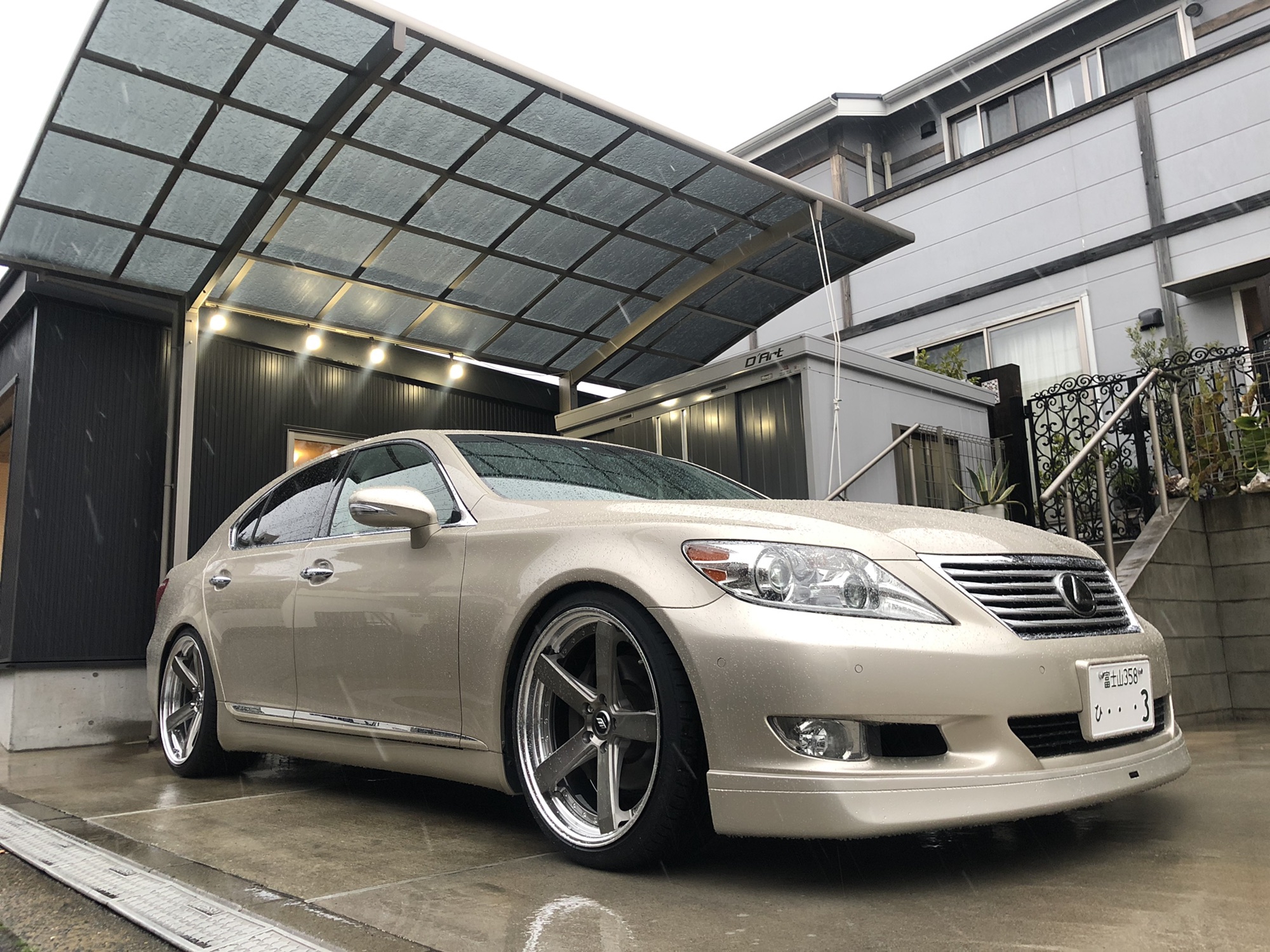 暖色系 ウィンラン レクサス LS460 ホイールセット 245/35R21インチ