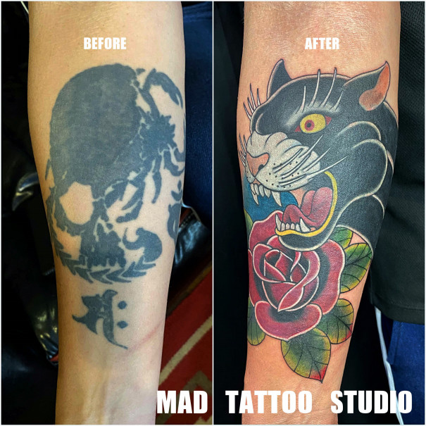 Cover Up | Mad Tattoo Studio マッドタトゥースタジオ Cover Up | Mad Tattoo Studio マッドタトゥースタジオ