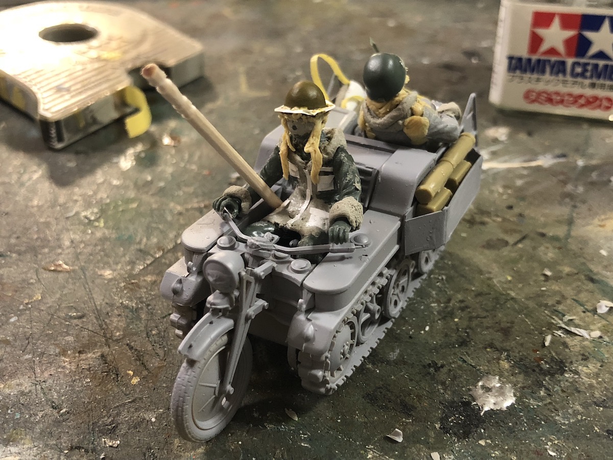 少女終末旅行ケッテンクラート（タミヤ1/35）その2 | プラモな気分2