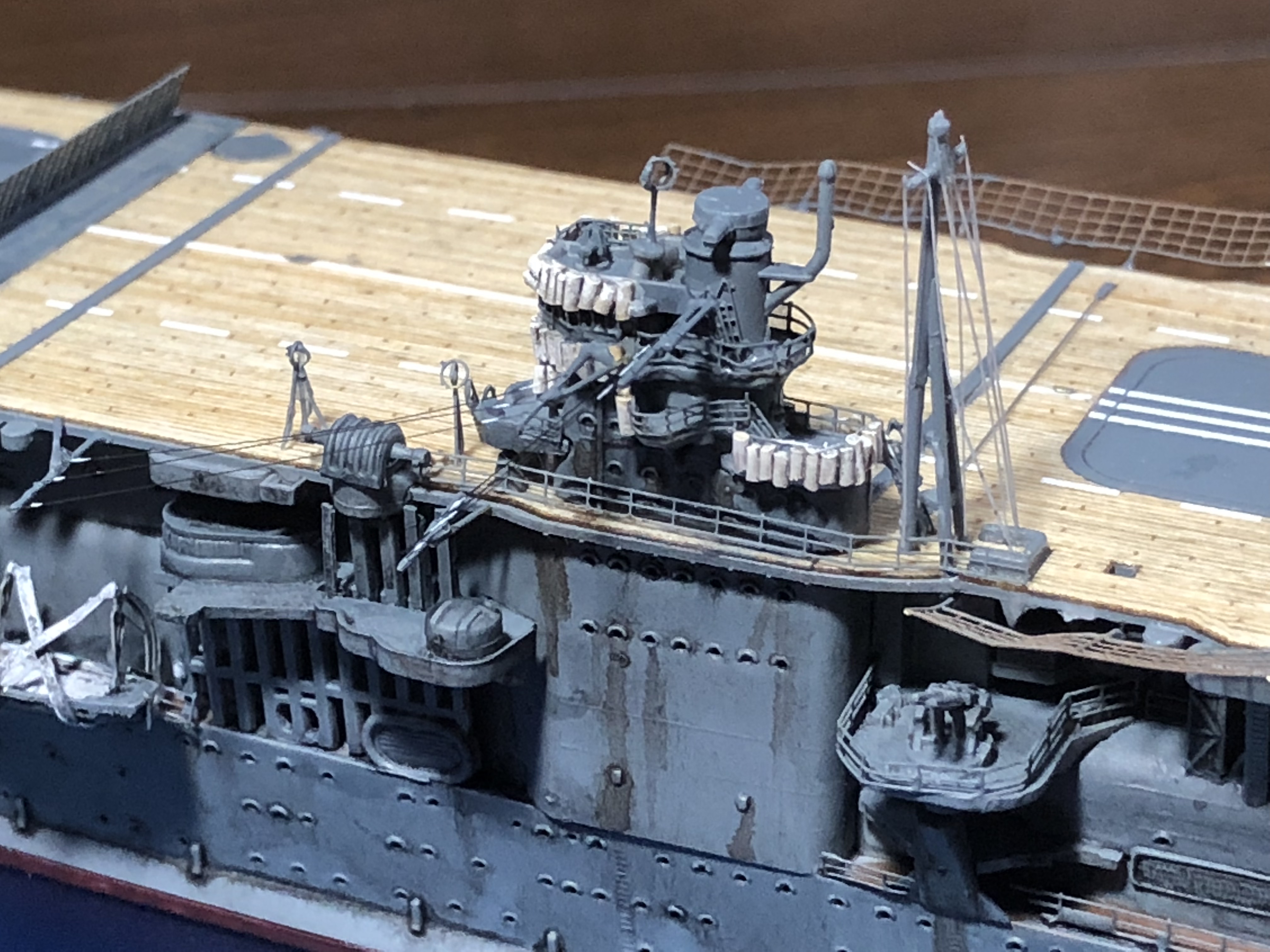 1/72空母 赤城 艦橋