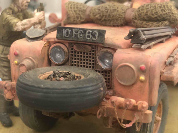 ランドローバー ピンクパンサー タミヤ1 35 その３完成 プラモな気分２