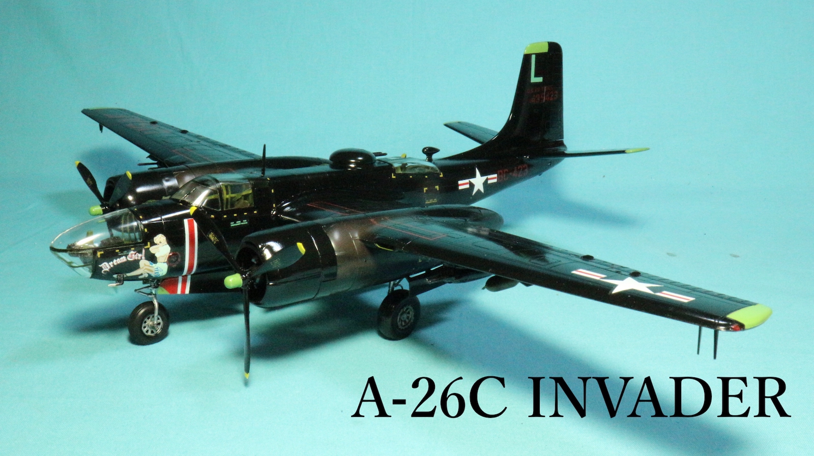 A-26Cインベーダー（モノグラム1/48）その３ 完成 | プラモな気分２