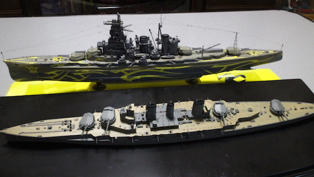 初版品 Kajika 1/700 旧日本海軍 巡洋戦艦 金剛 1914年 戦艦 金剛 1914 (KAJIKA 1/700) その2 | プラモな気分2