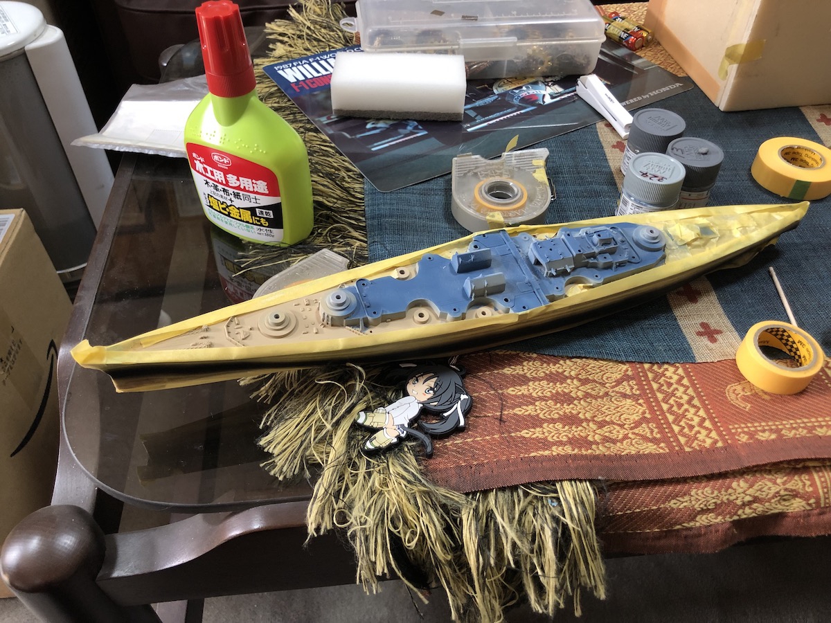 ドイツ戦艦 ティルピッツ（モノグラム）その1 | プラモな気分2