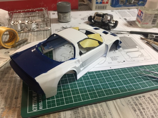 avex 童夢 無限 NSX（タミヤ1/24）その3 | プラモな気分2