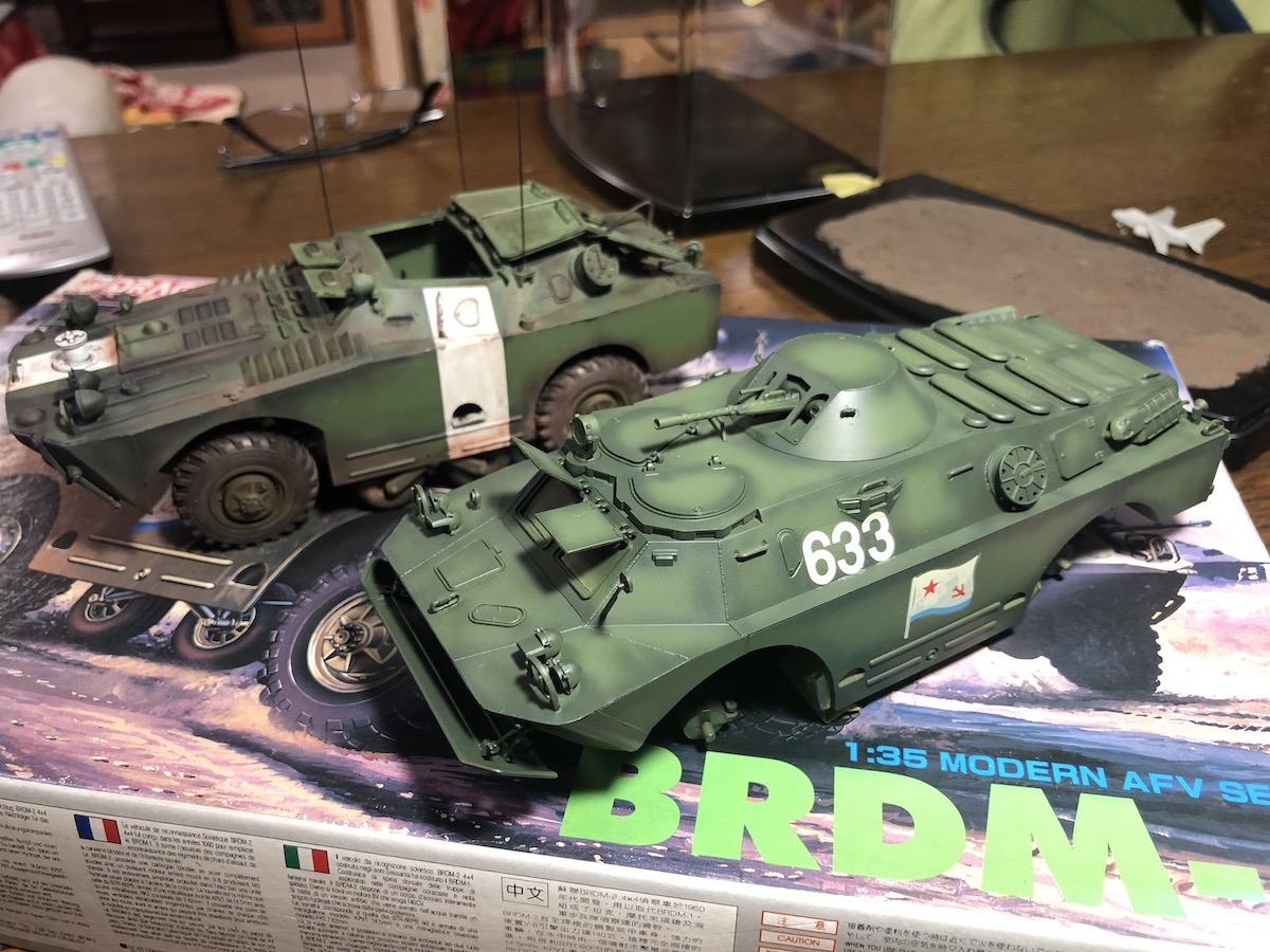 ドラゴン 35 ソビエト軍 装甲偵察車 BRDM-2 プラモデル