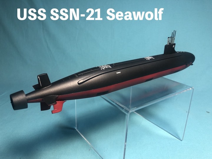 USS SSN-21 シーウルフ（ブロンコ 1/350） | プラモな気分２