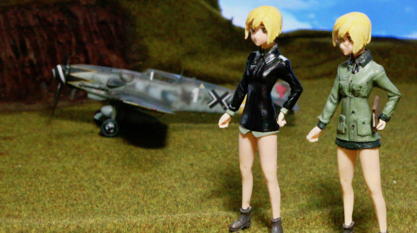 エーリカ ハルトマン W Bf109g 6 ハセガワ その３完成 プラモな気分２