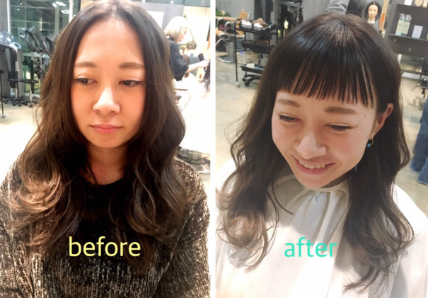前髪ばっさりカット L O G By U Realmフロントべっきーのオン眉カット 美容師 美琴オフィシャルブログ U Realm Ginza ユーレルムギンザ 店長 銀座美容室