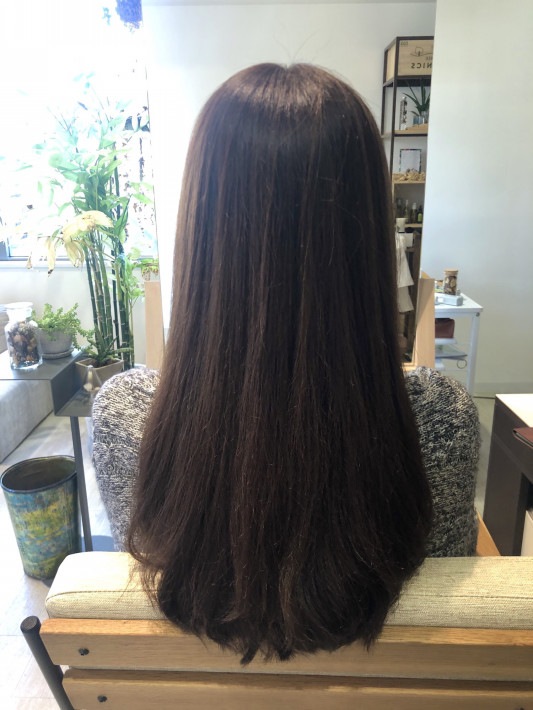 くせ毛ロングヘアは厚みが大切 Watasi