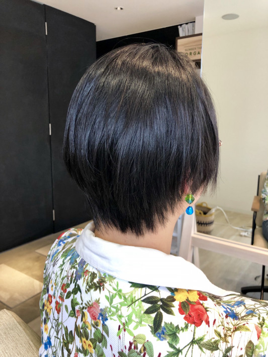 デザインストレートパーマ ショート Watasi