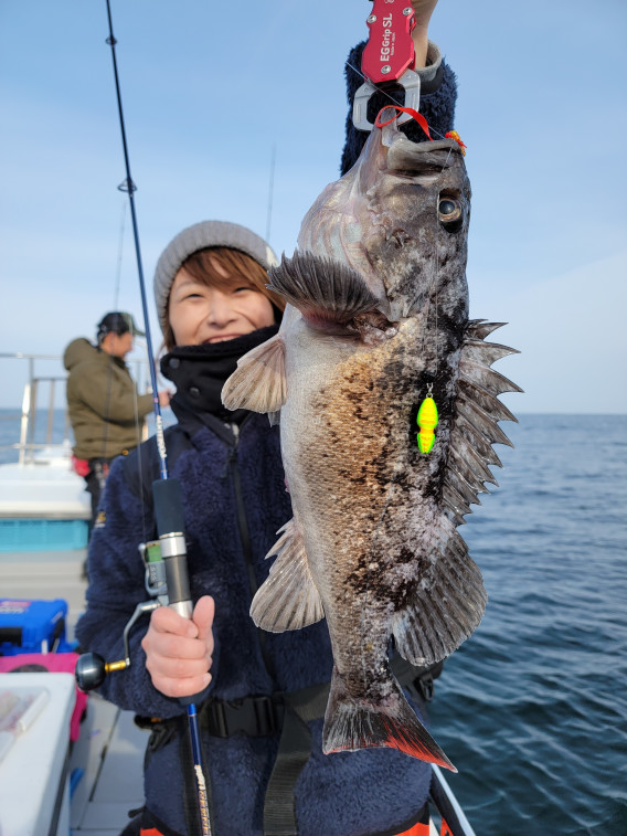 ２月１３日 仙台湾ディープロック スロー スーパーライトジギングガイドo O 仙台 閖上港 フィッシングガイド船 ノーザンポセイドン