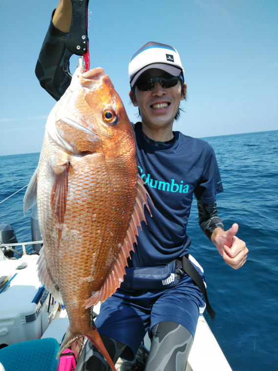 ８月２１日 仙台湾真鯛 スロー ライトジギングガイドo O 仙台湾フィッシングガイド船 ノーザンポセイドン