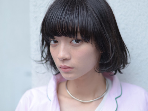 今月発売のfudgeヘアカタログにてワイドマッシュバングのボブスタイル Hair Stylist Kazuki Namiki