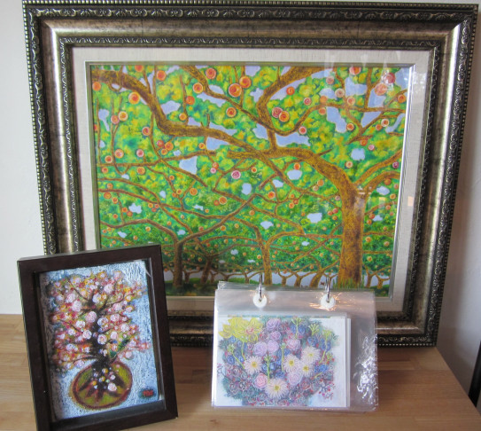 作家さん T Sさん の描いた絵画とポストカードです 神野工務店サロン S Ownd