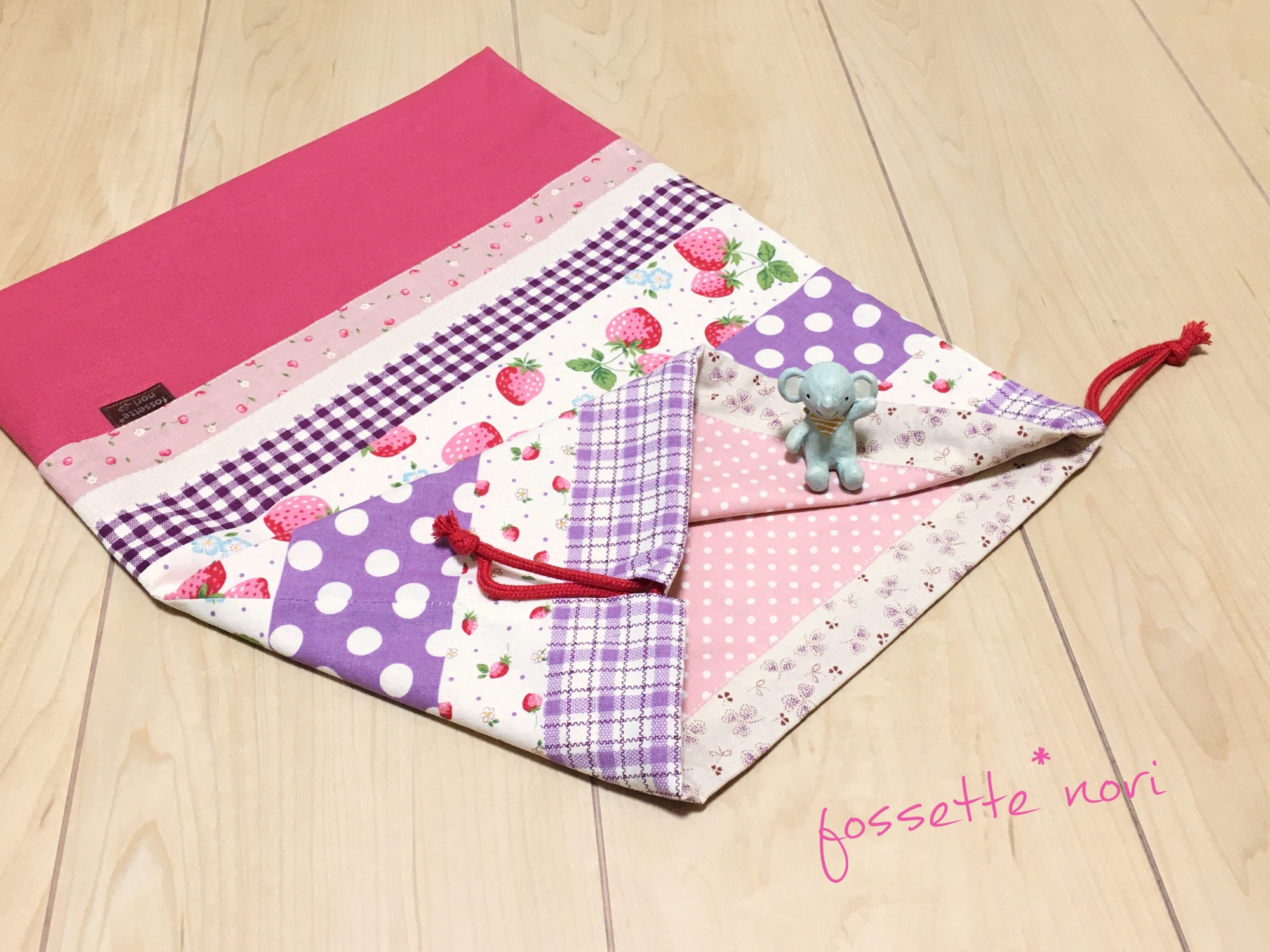 完成品即購入可能新体操手具ケースセット 新体操☆手具ケースセット♪ | fossette*nori 〜手作り入園グッズ販売〜