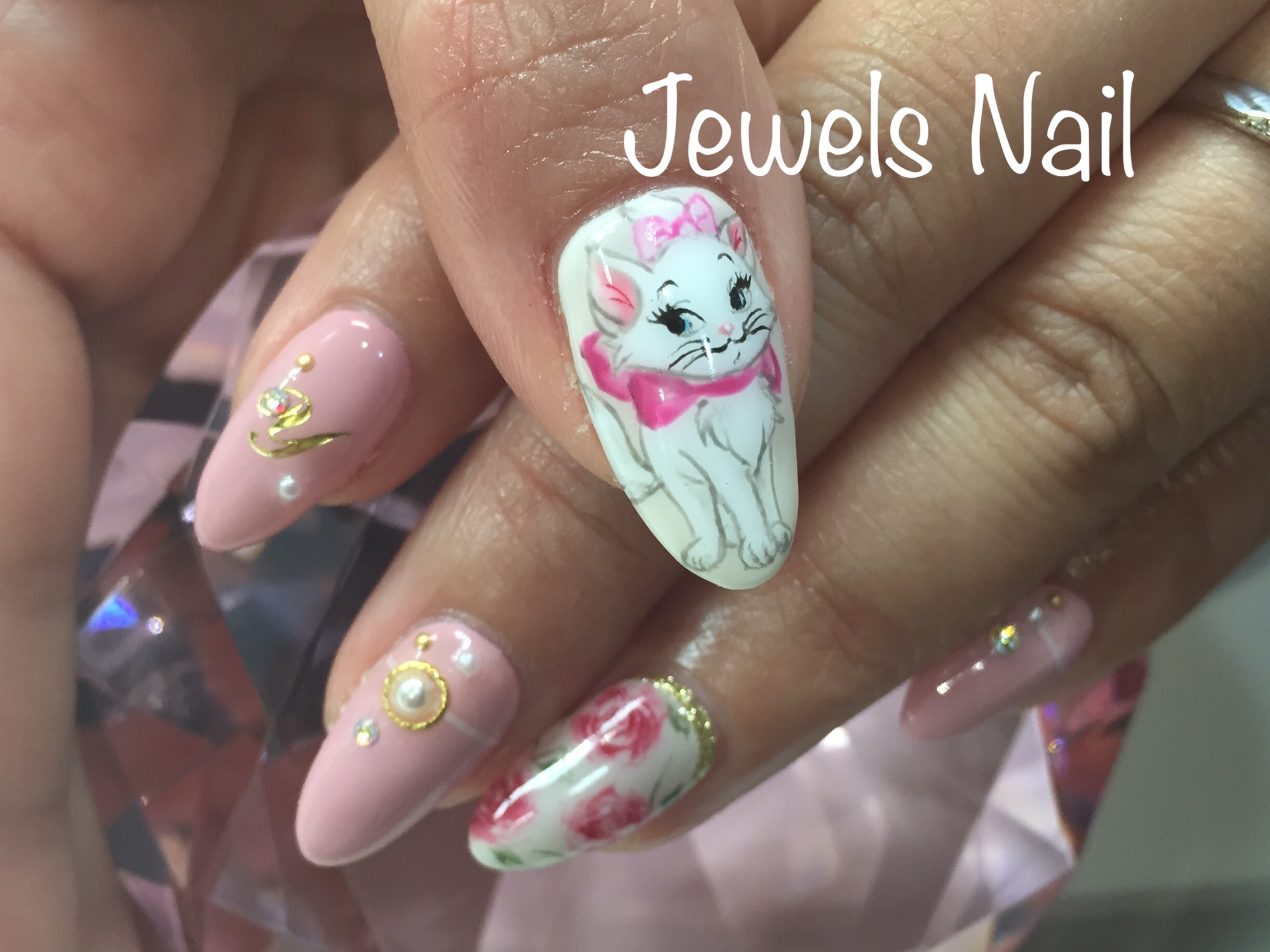 ディズニーキャラネイル☆マリーちゃん♪ | jewels_nail