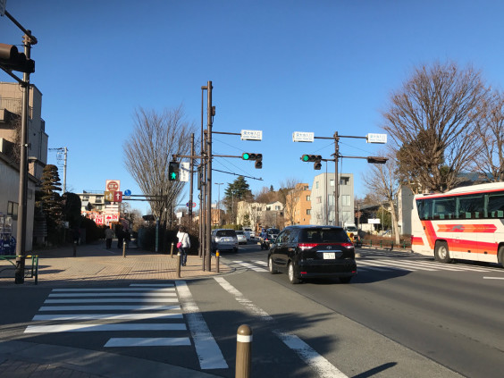 高橋駐車場までの写真 そばごちそう門前 深大寺そば