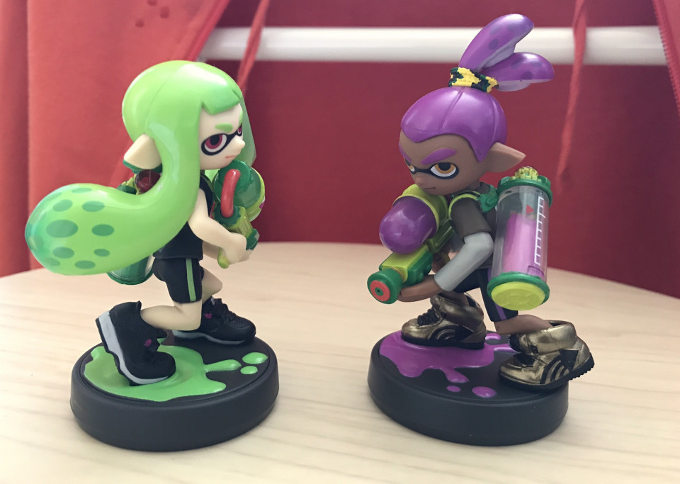 Wii Uスプラトゥーンアミーボ ボーイとガール Love Me