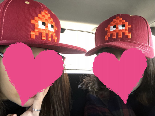 お揃いキャップdeお買い物 Love Me お揃いキャップdeお買い物 Love Me