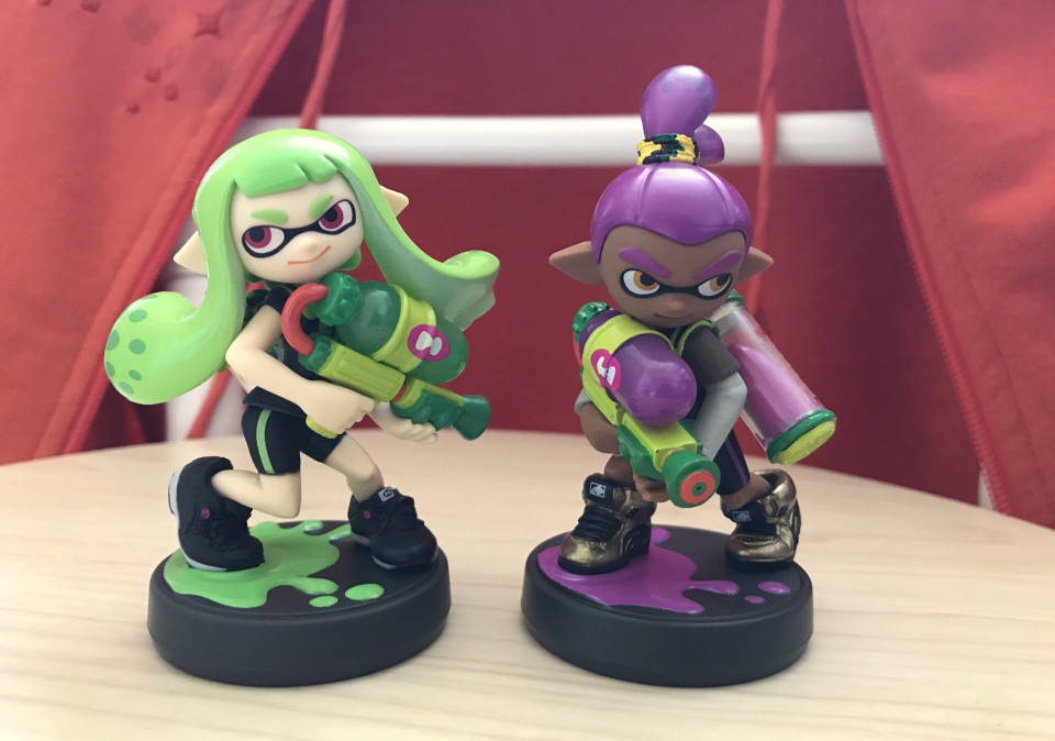 Wii Uスプラトゥーンアミーボ ボーイとガール Love Me