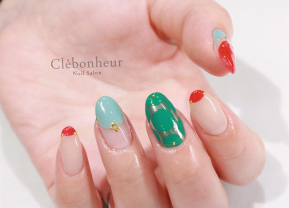 おまかせネイルはおしゃれ系colorで Clebonheur クレボヌール おまかせネイルはおしゃれ系colorで Clebonheur クレボヌール