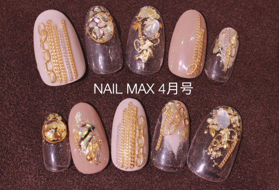 Nail Max 4月号に掲載されました シークレットデザイン公開 Clebonheur クレボヌール