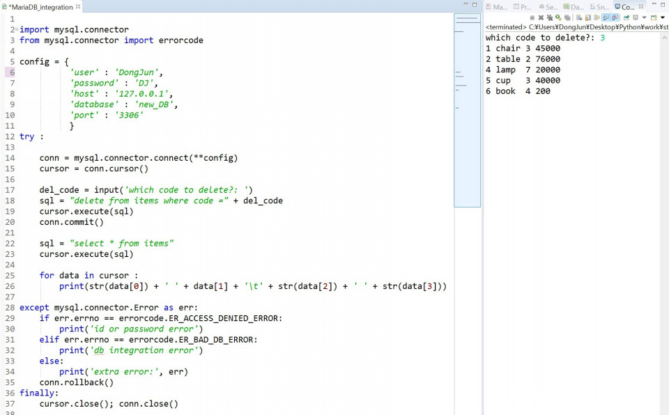 Sqlite3 Mariadb Mysql Mongodb Nosql With Python Dong