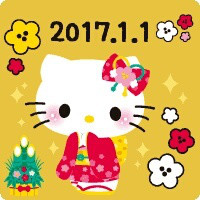 キチィちゃん新年デコメスタンプﾀﾞﾖ みい一ちゃん谷山