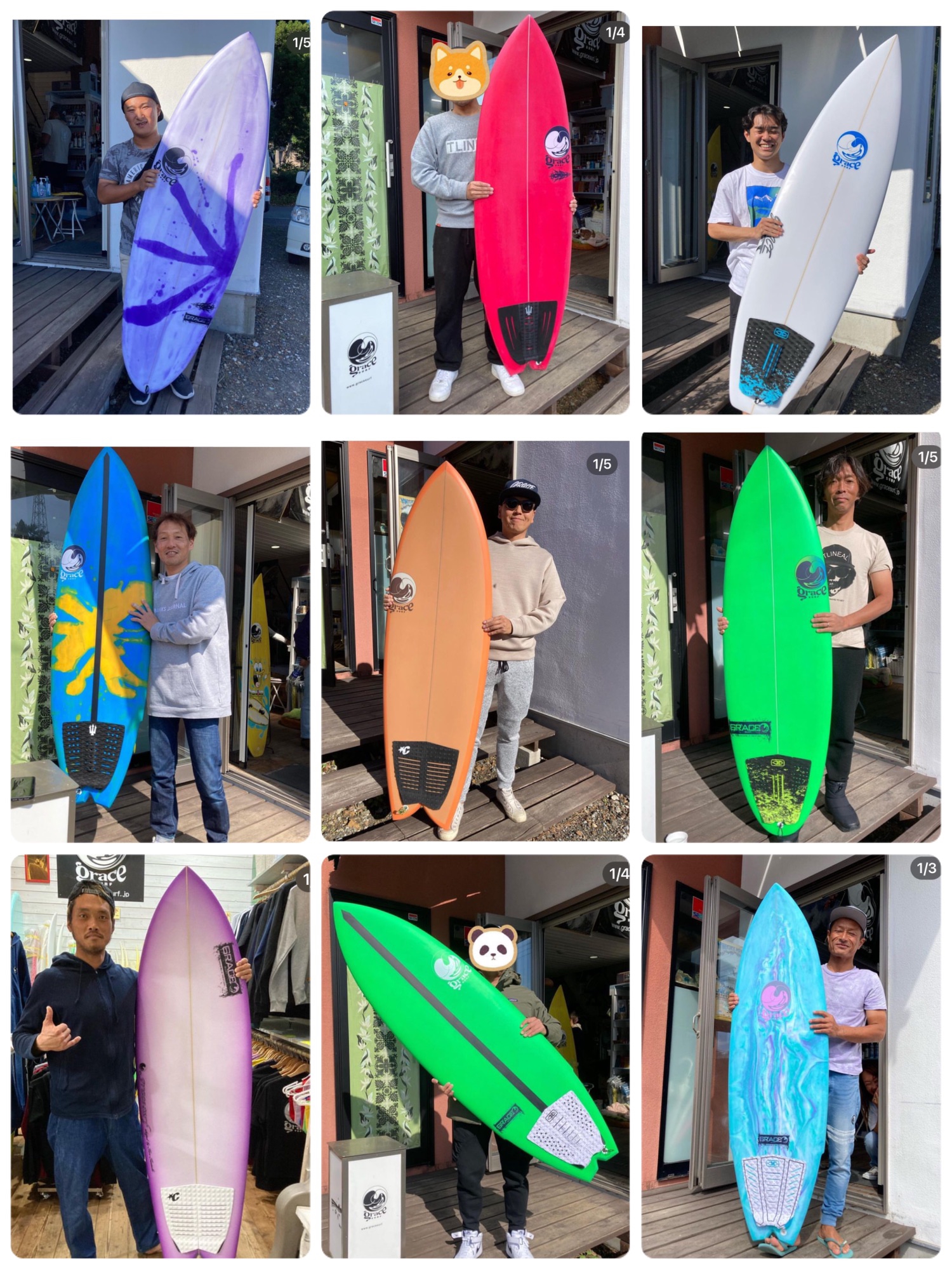 サーフボード | GRACE SURF shop&showroom